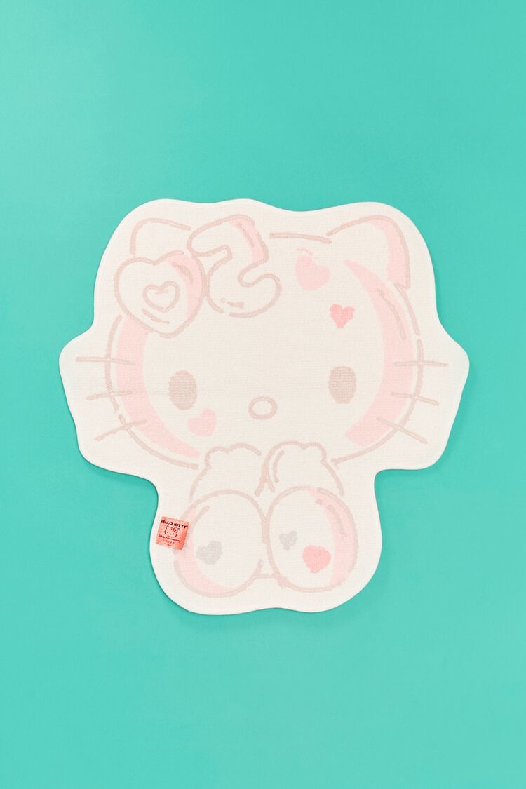 Plush Heart Hello Kitty Rug