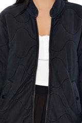Quilted Zip-Up Jacket