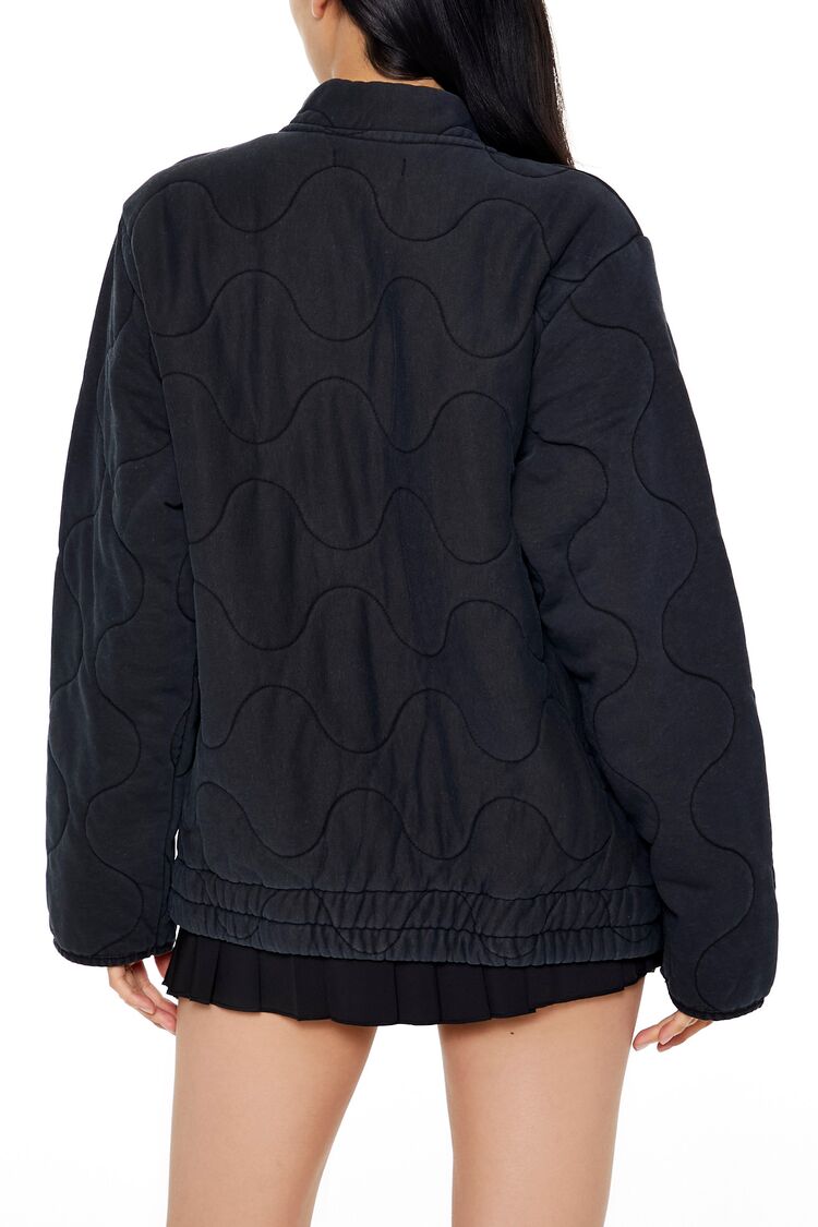 Quilted Zip-Up Jacket