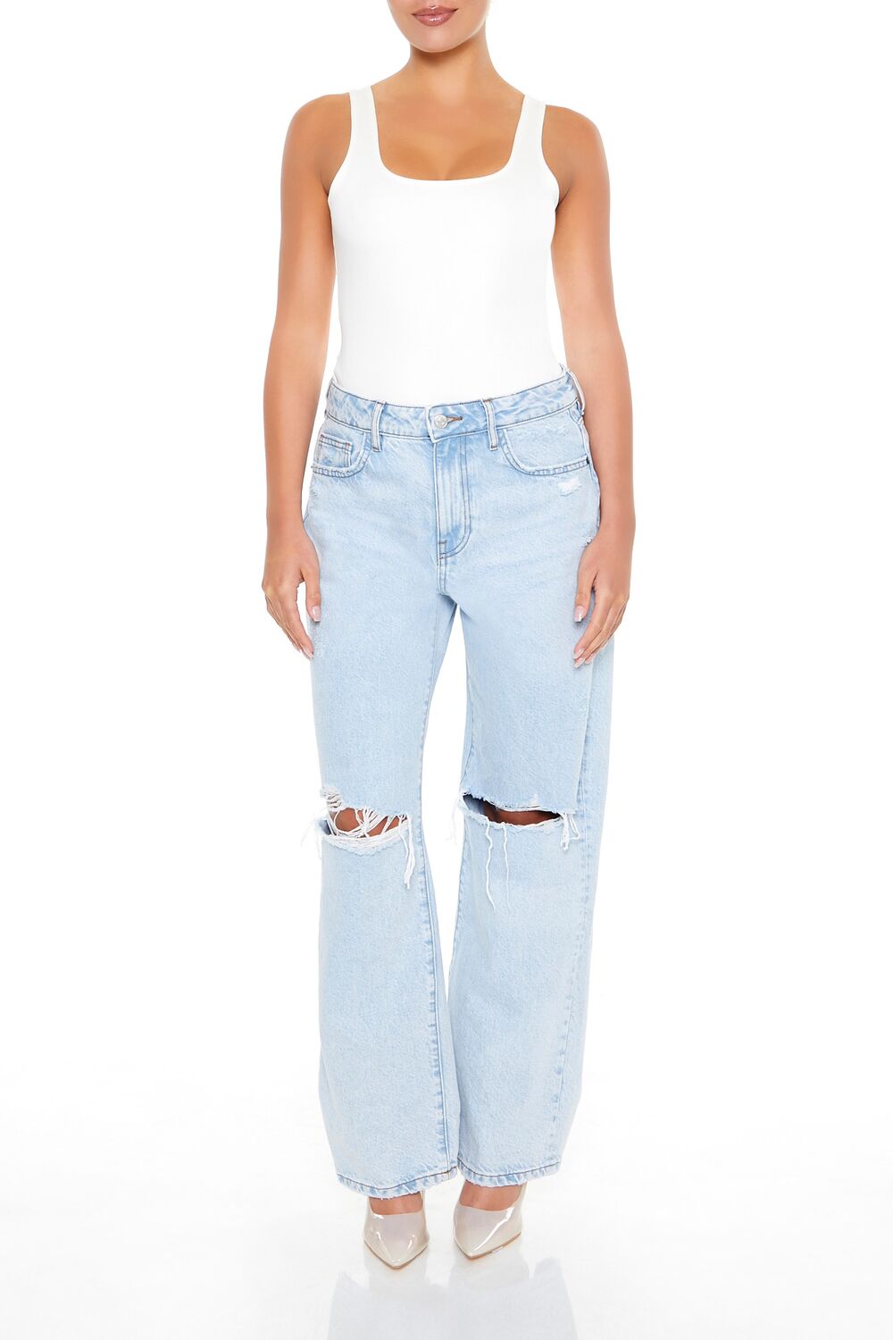 Ponte Knit Tank Bodysuit