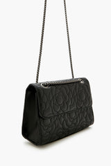 Floral-Quilted Crossbody Bag