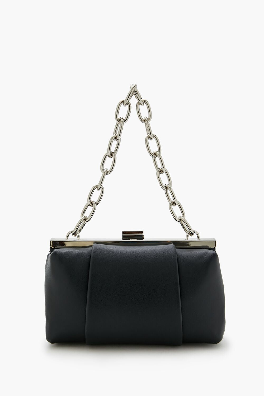 Faux Leather Clutch Bag