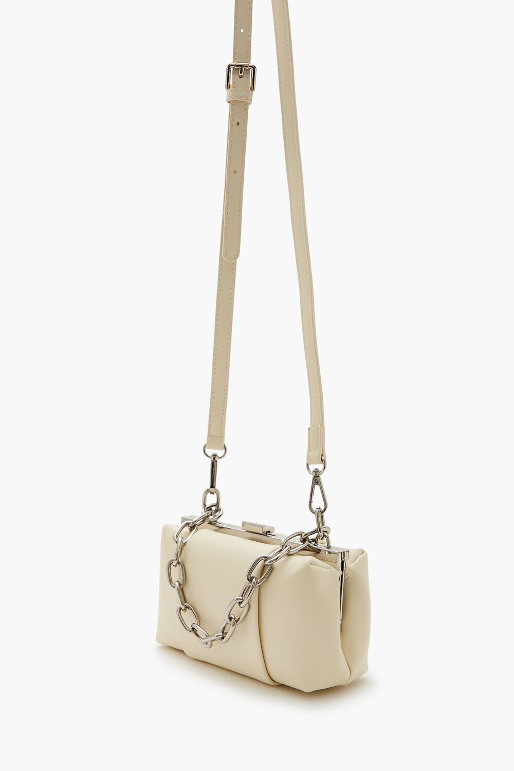 Faux Leather Clutch Bag