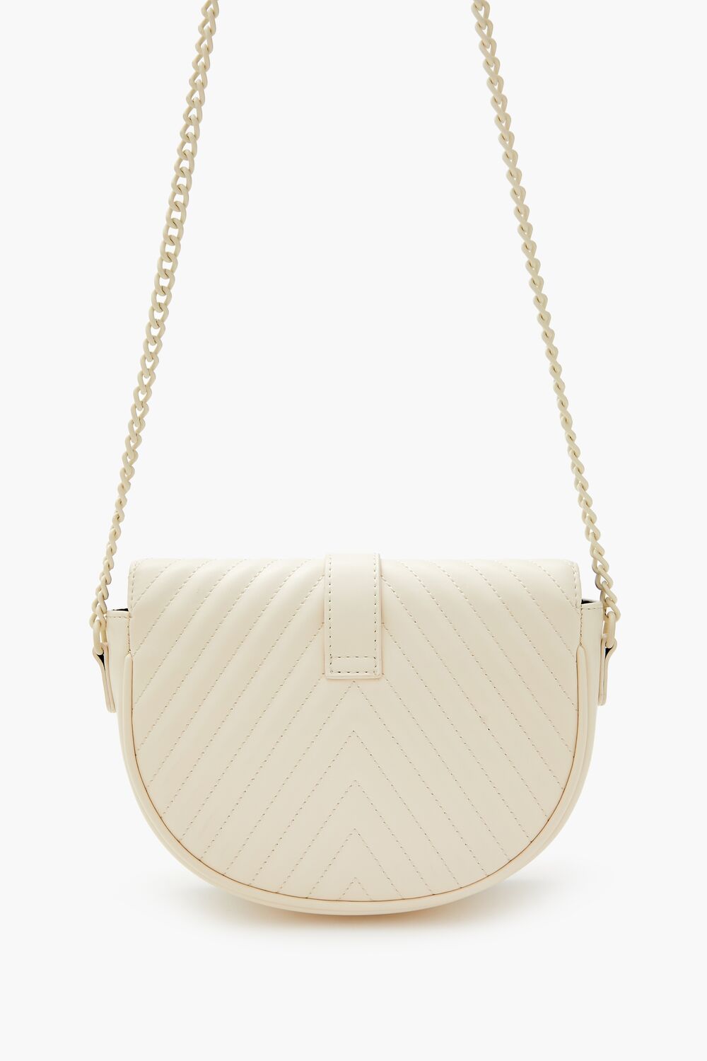 Quilted Crescent Crossbody Bag