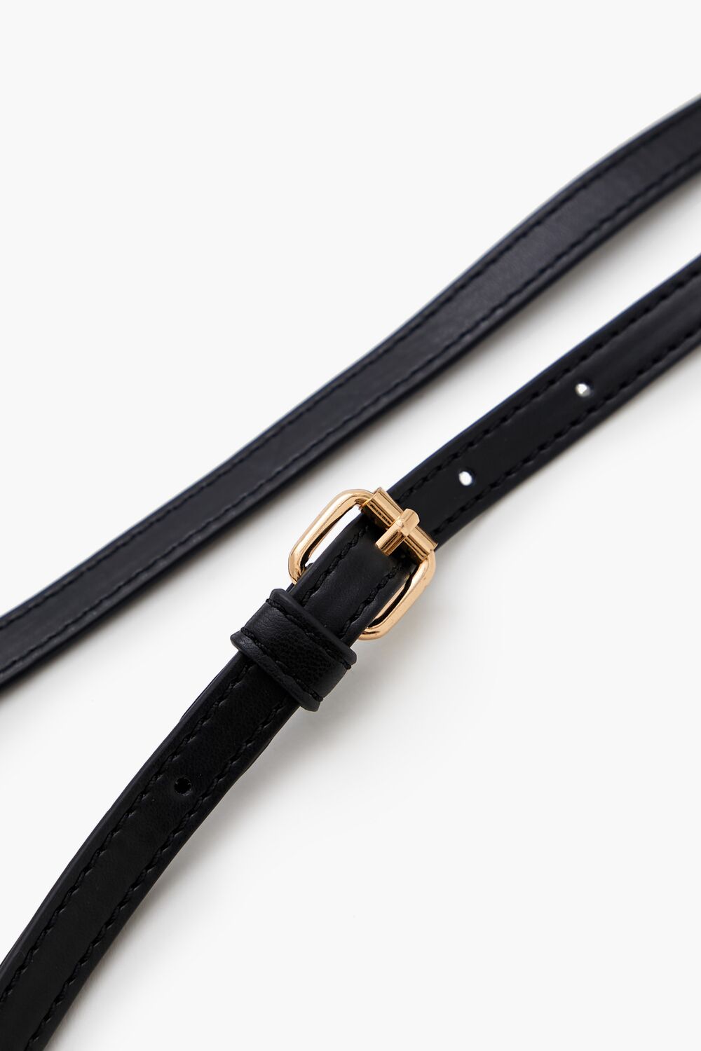 Faux Leather O-Ring Crossbody Bag
