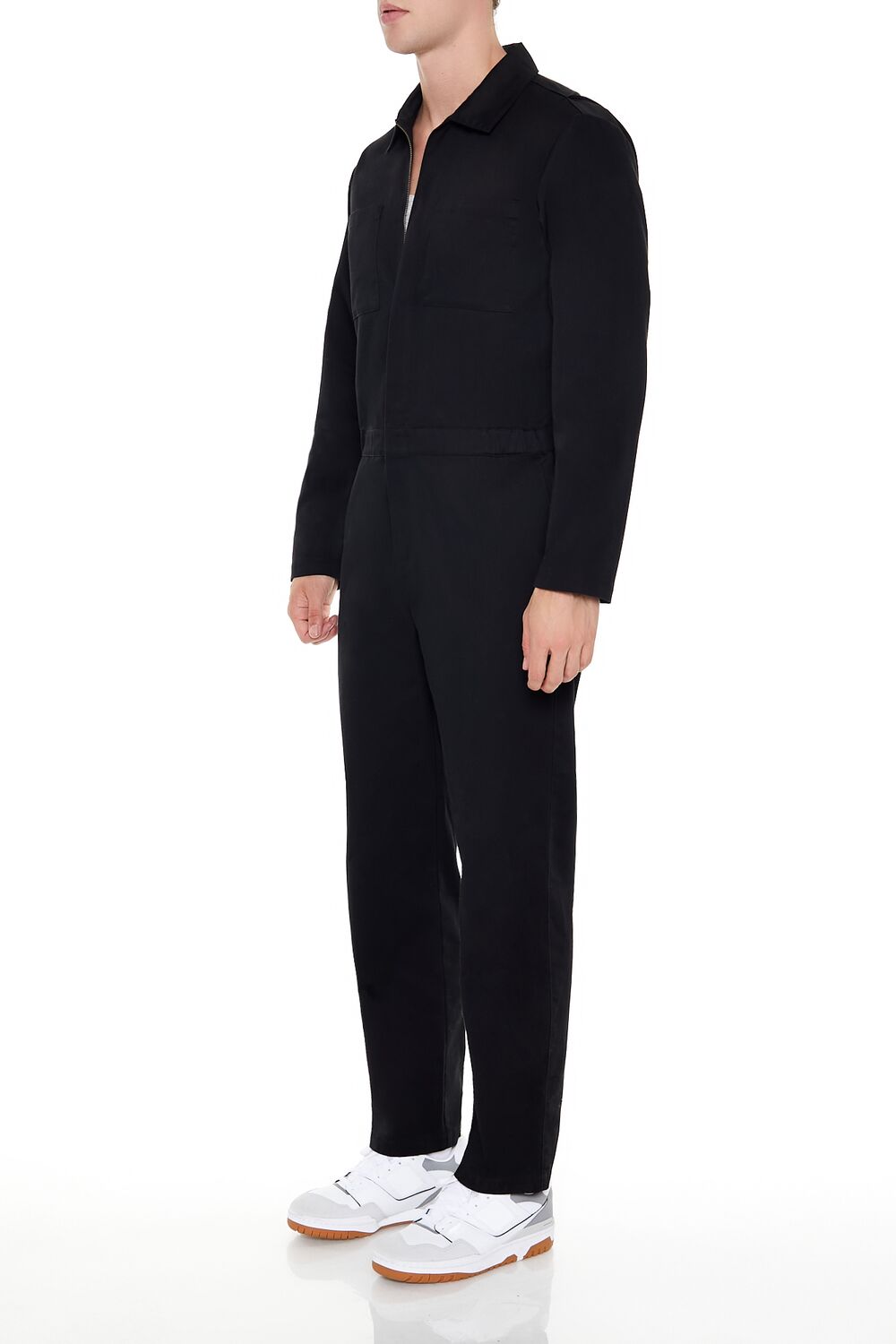 Straight-Leg Zip-Up Coveralls