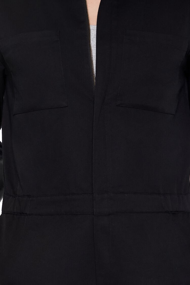 Straight-Leg Zip-Up Coveralls