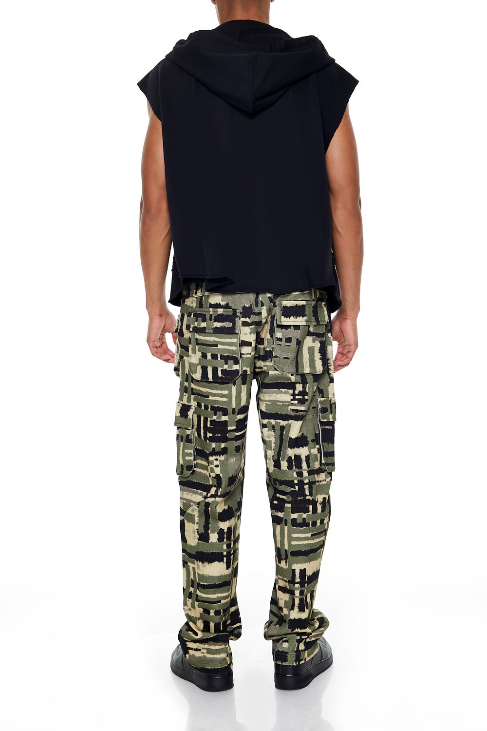Geo Straight Cargo Pants