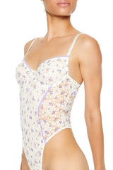 Lace Floral Lingerie Bodysuit