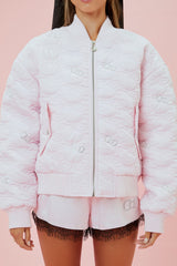 Hello Kitty Rhinestone Bomber Jacket
