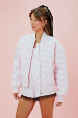 Hello Kitty Rhinestone Bomber Jacket