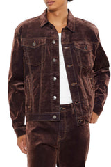 Textured Trucker Jacket