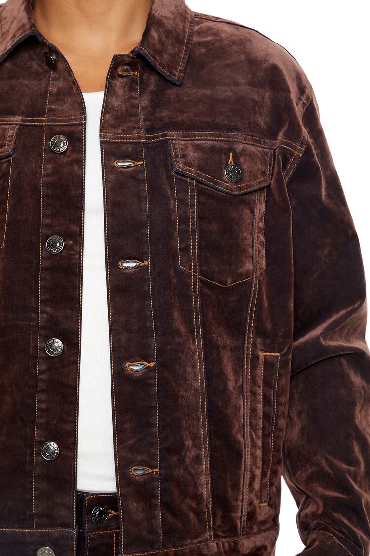 Textured Trucker Jacket
