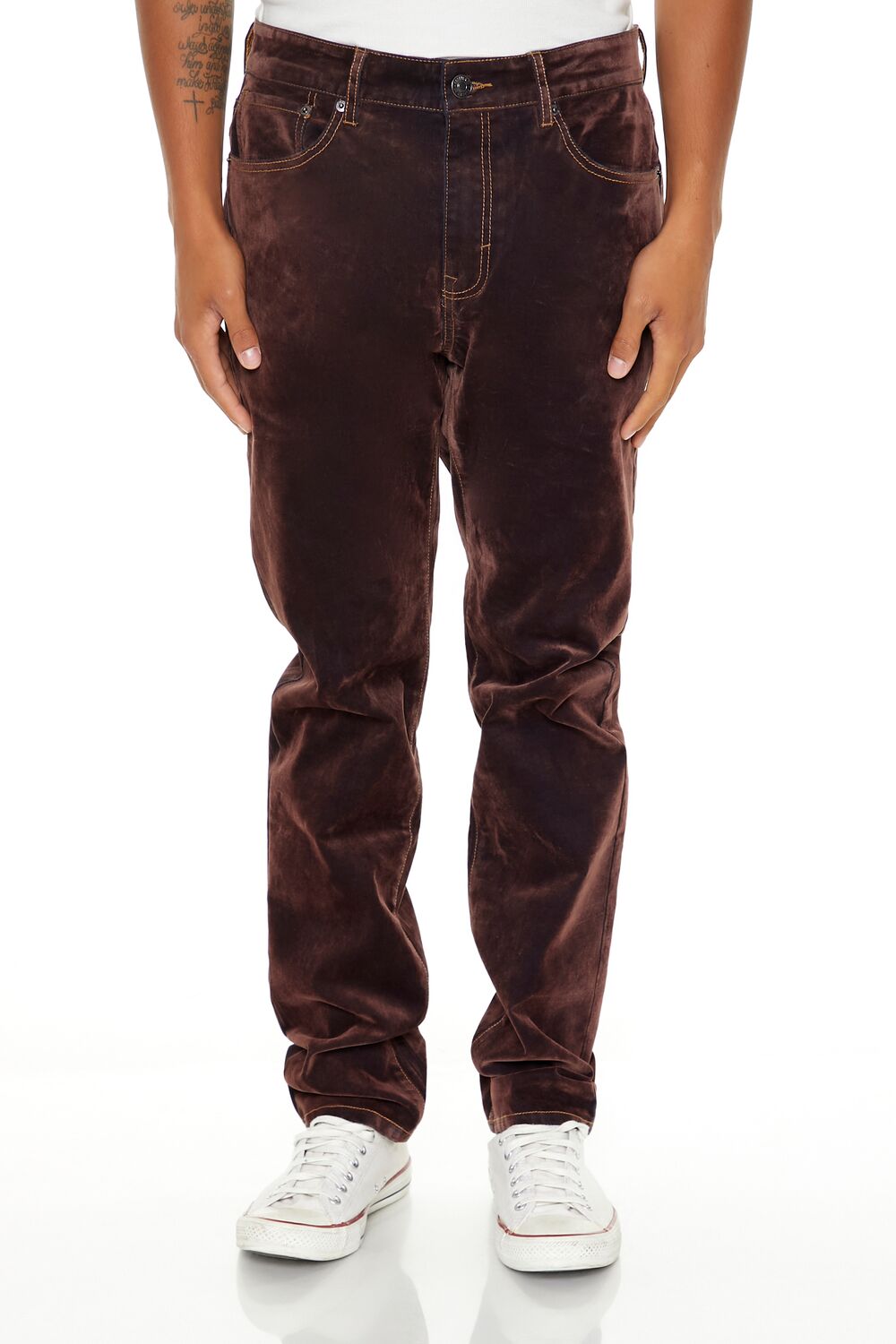 Textured Slim-Fit Jeans