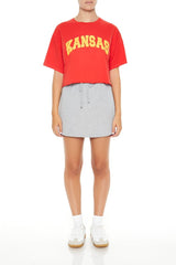 Kansas Graphic Cropped Tee