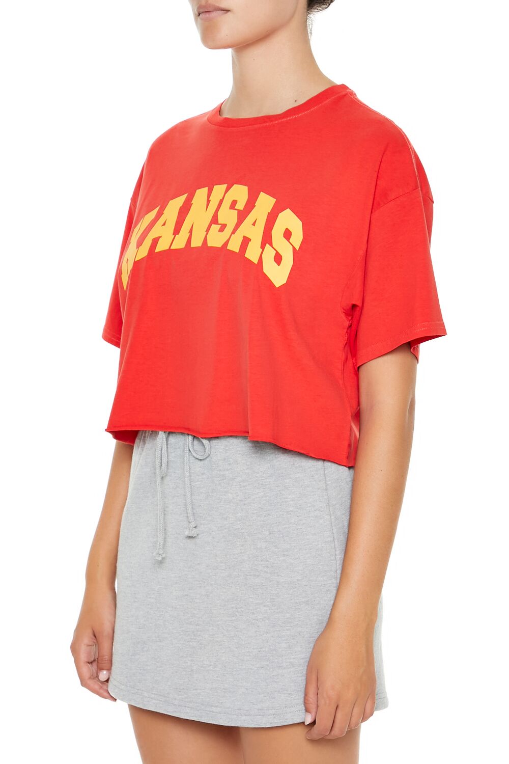 Kansas Graphic Cropped Tee