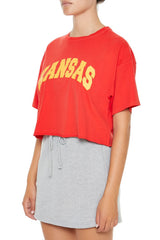 Kansas Graphic Cropped Tee
