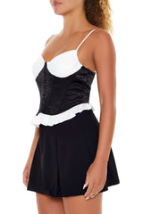 Colorblock Bustier Cami