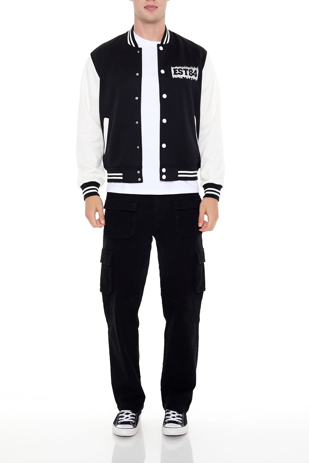 Embroidered EST84 Bomber Jacket