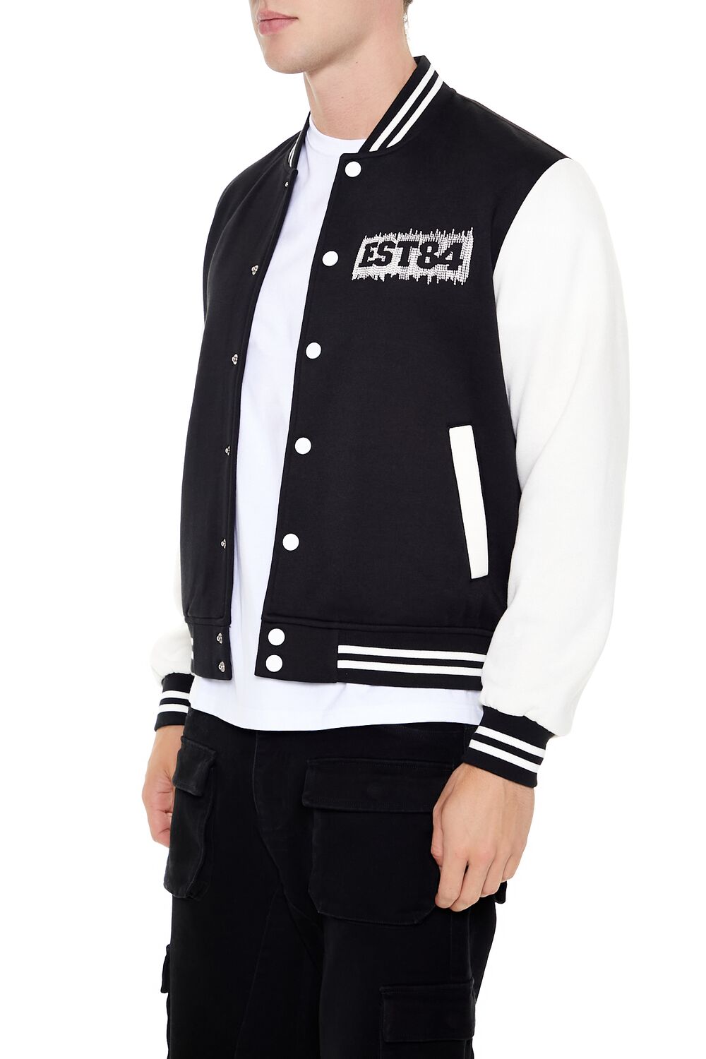 Embroidered EST84 Bomber Jacket