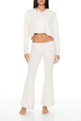 Foldover Flare Pajama Pants