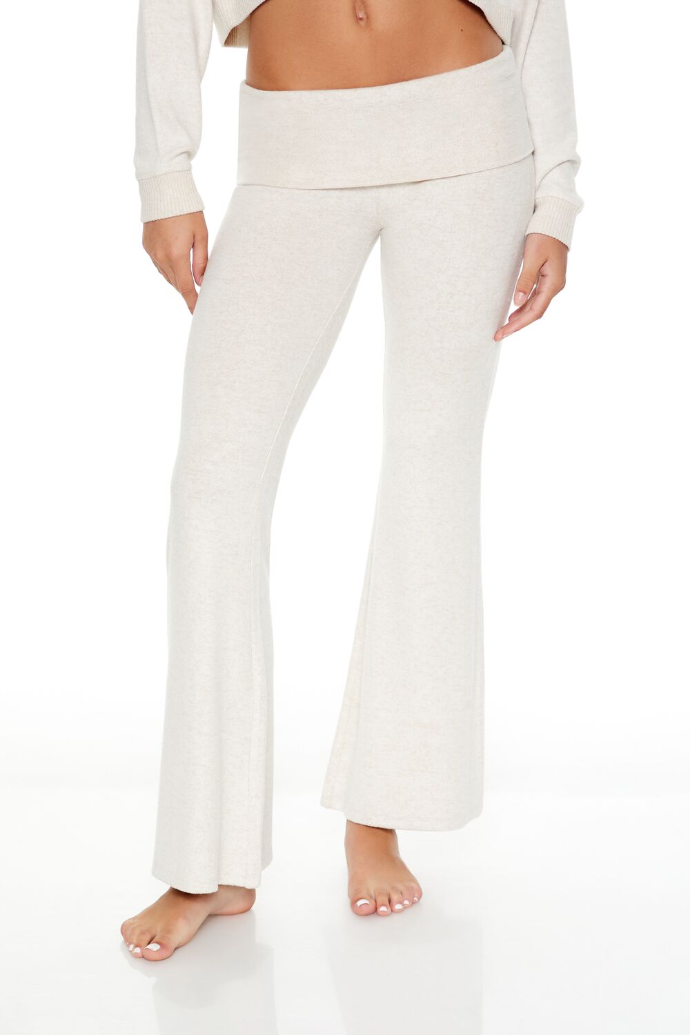 Foldover Flare Pajama Pants