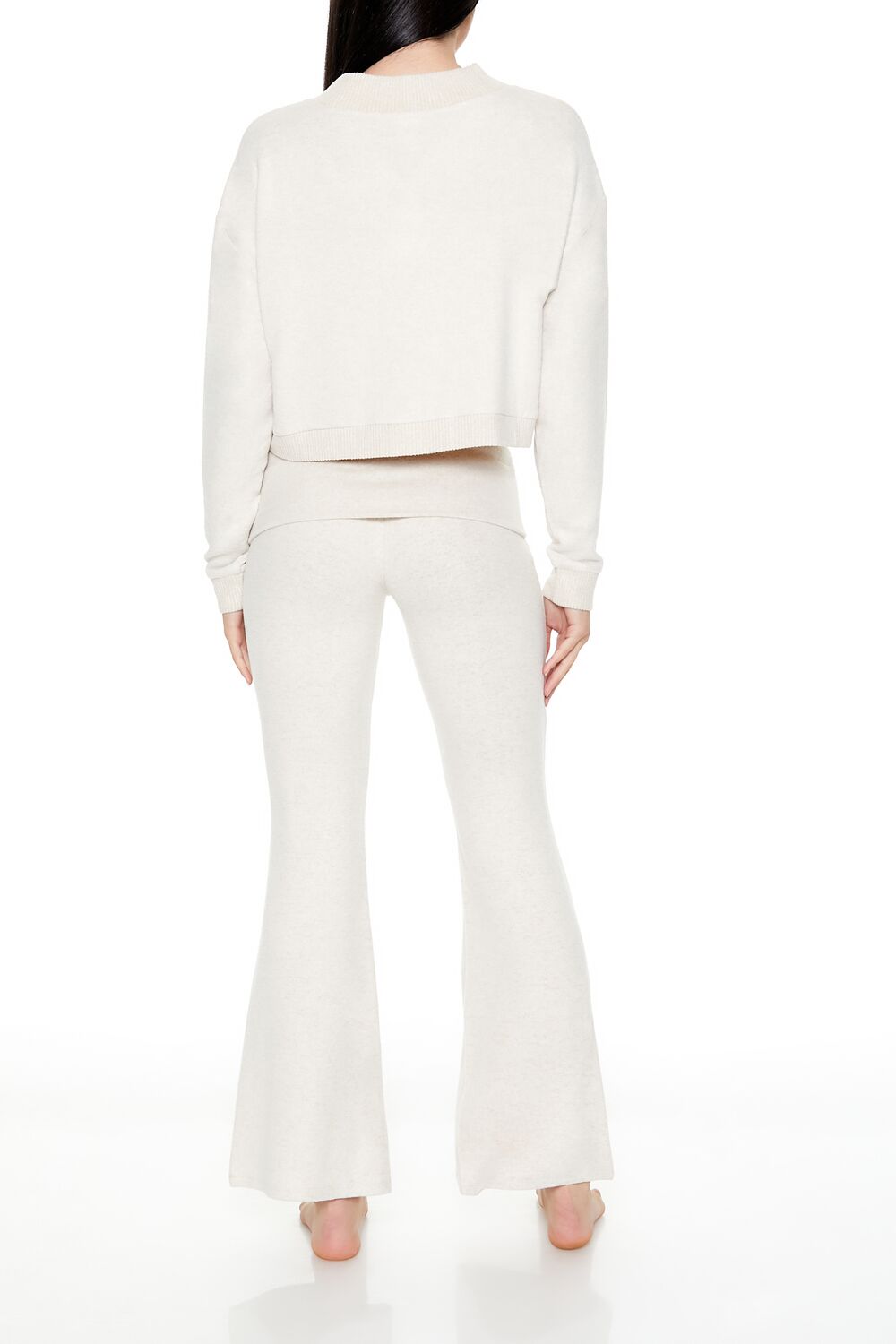 Foldover Flare Pajama Pants