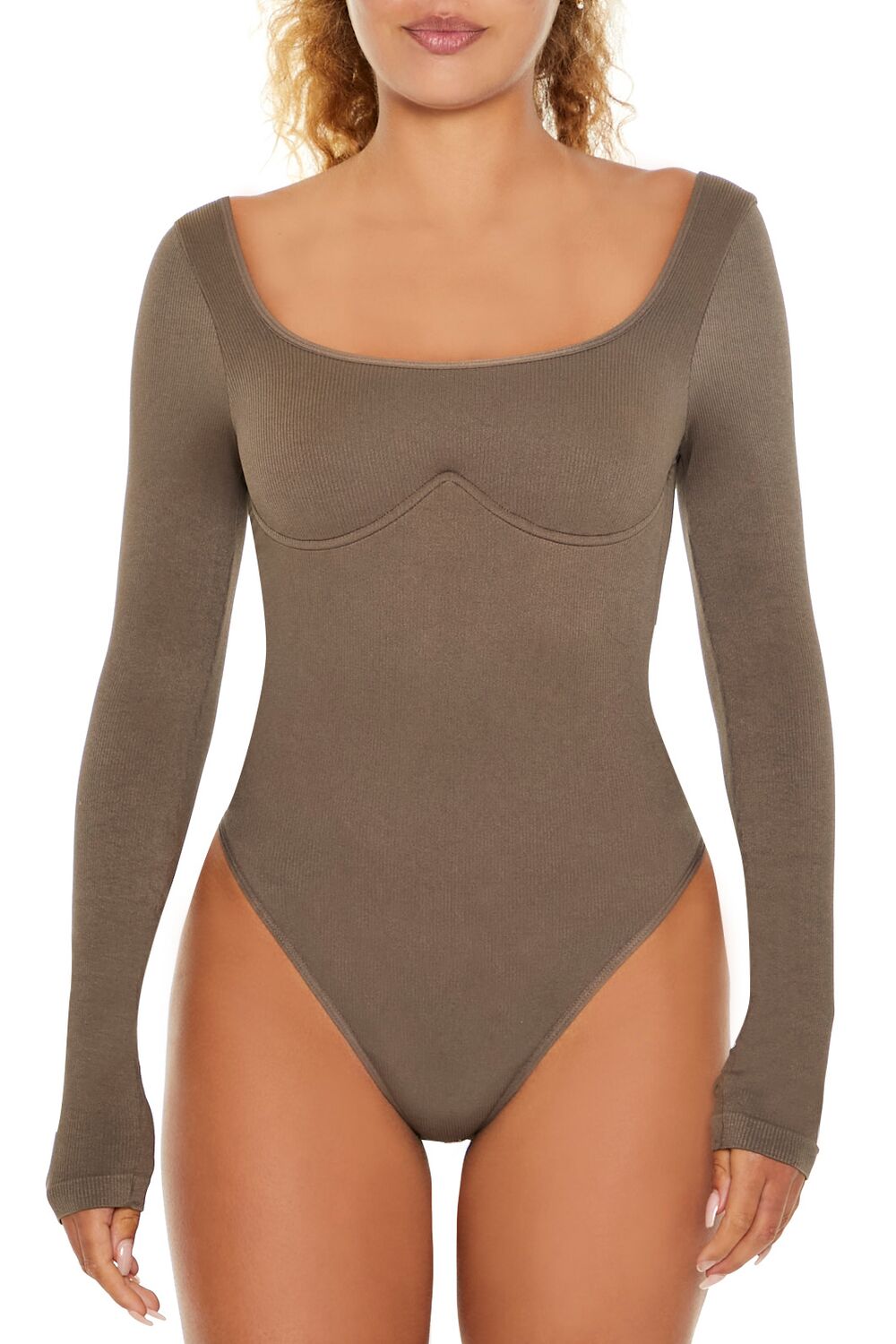 Seamless Cutout Lingerie Bodysuit