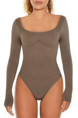 Seamless Cutout Lingerie Bodysuit
