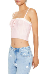 Cable Sweater-Knit Cami