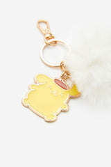 Pompompurin Pompom Keychain