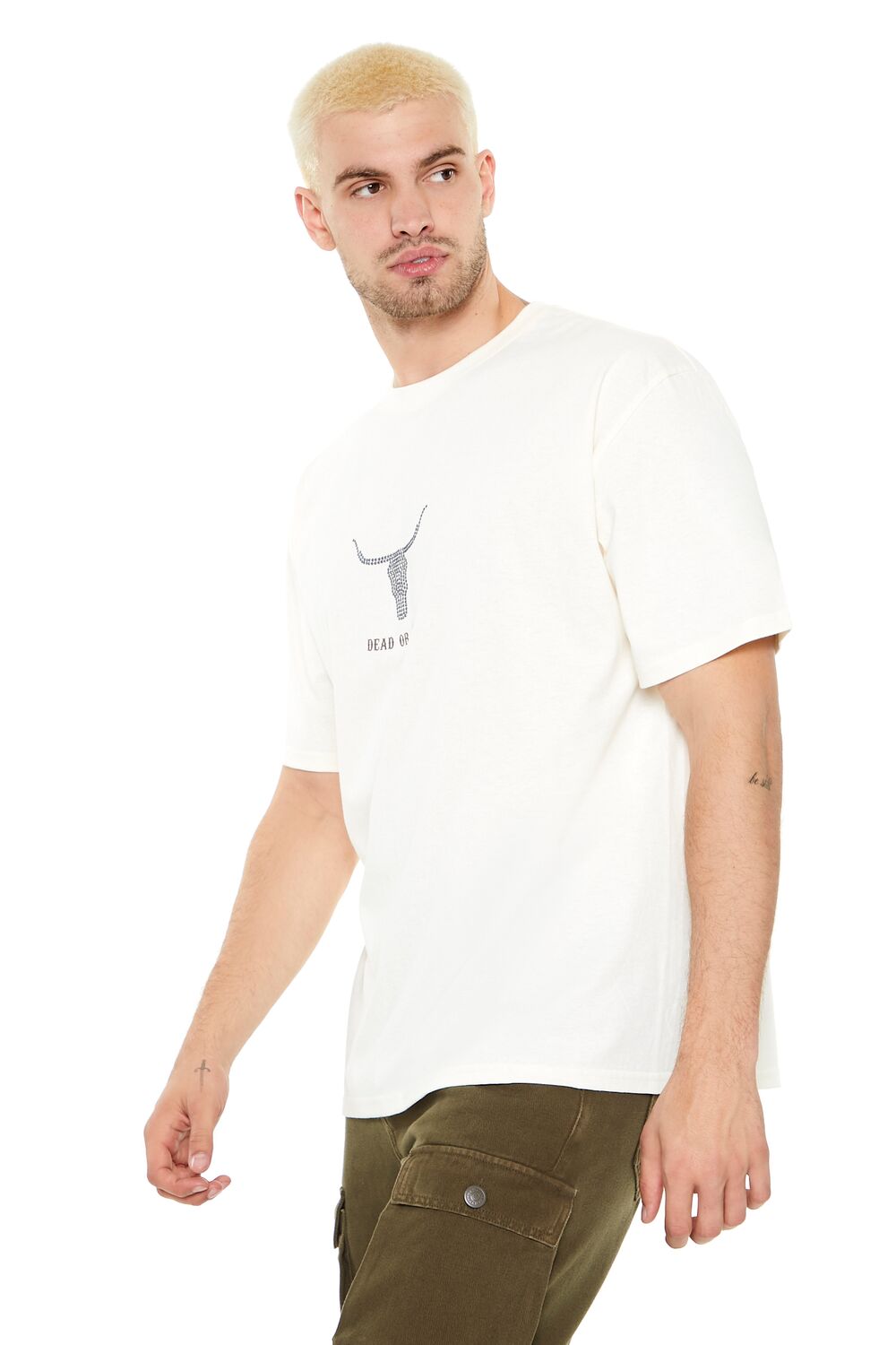 Studded Dead Or Alive Graphic Tee