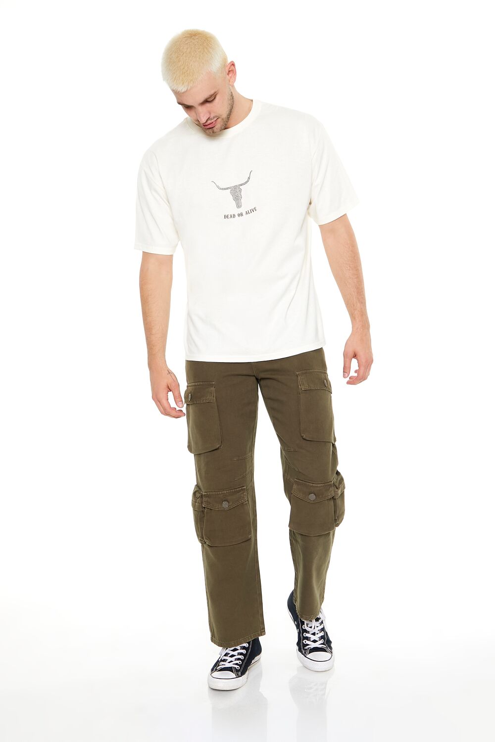 Studded Dead Or Alive Graphic Tee