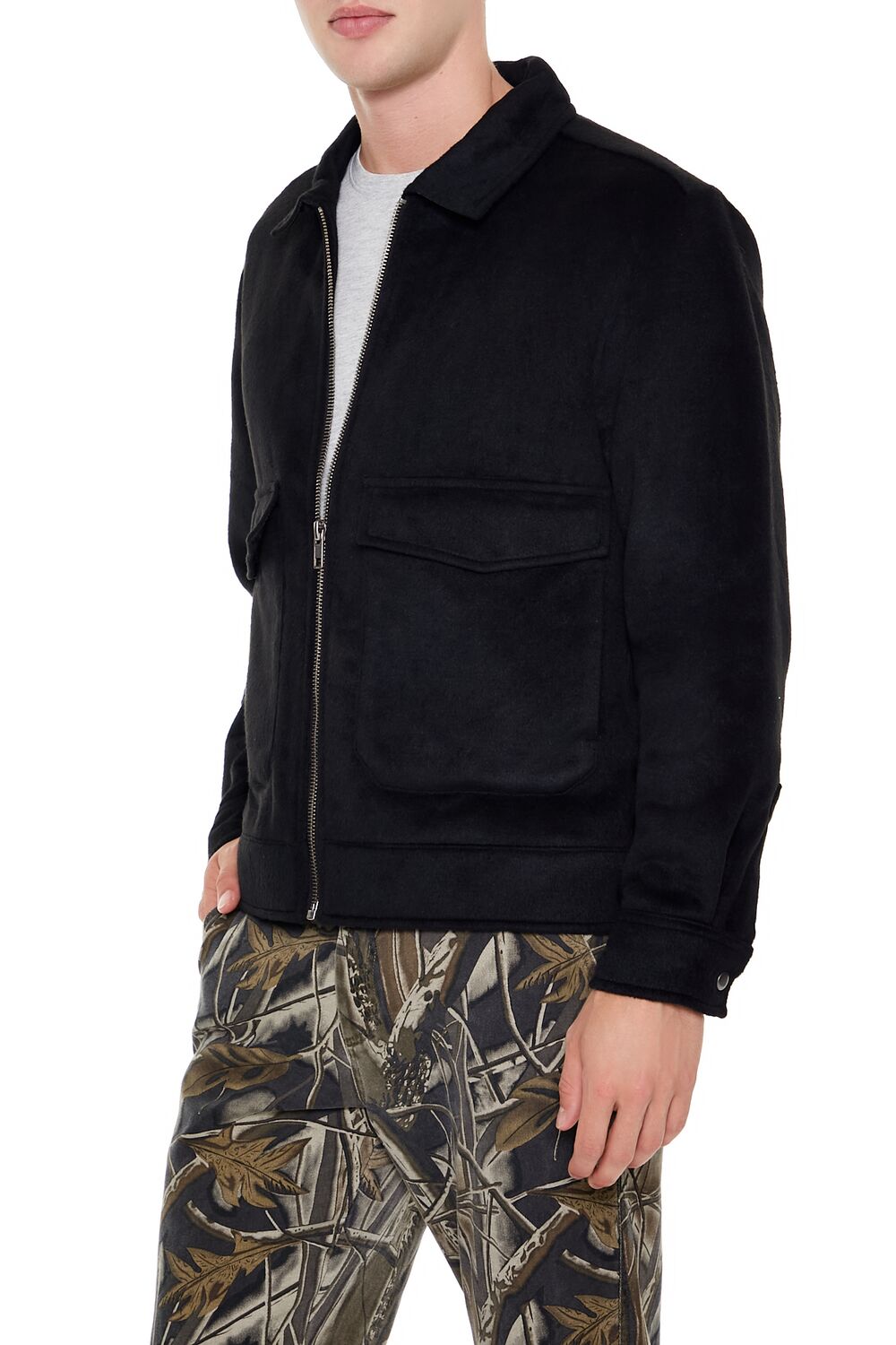 Zip-Up Trucker Jacket