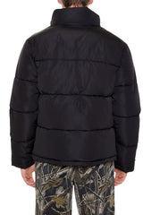Quilted Funnel-Neck Puffer Jacket