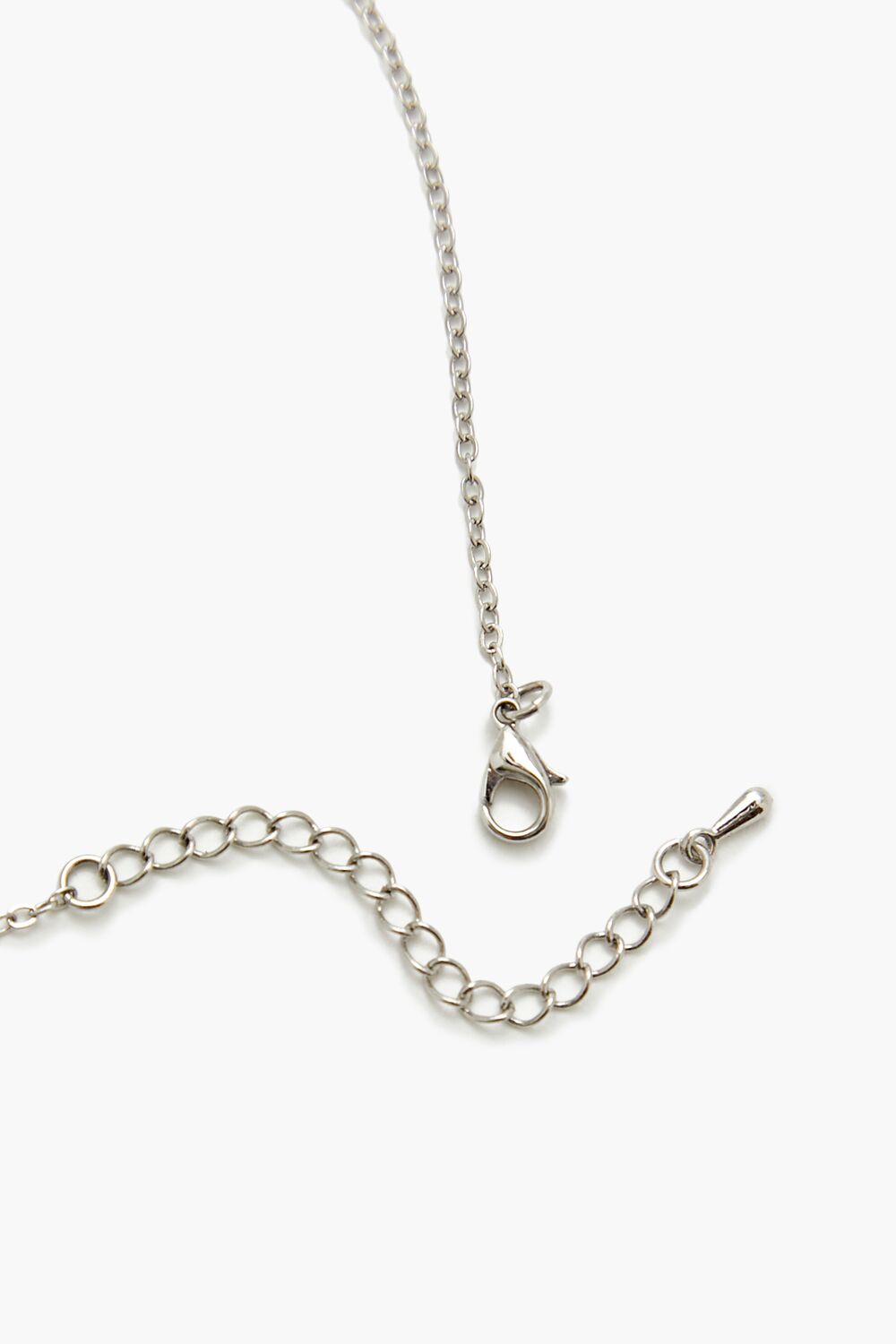 Faux Gem Cross Pendant Necklace