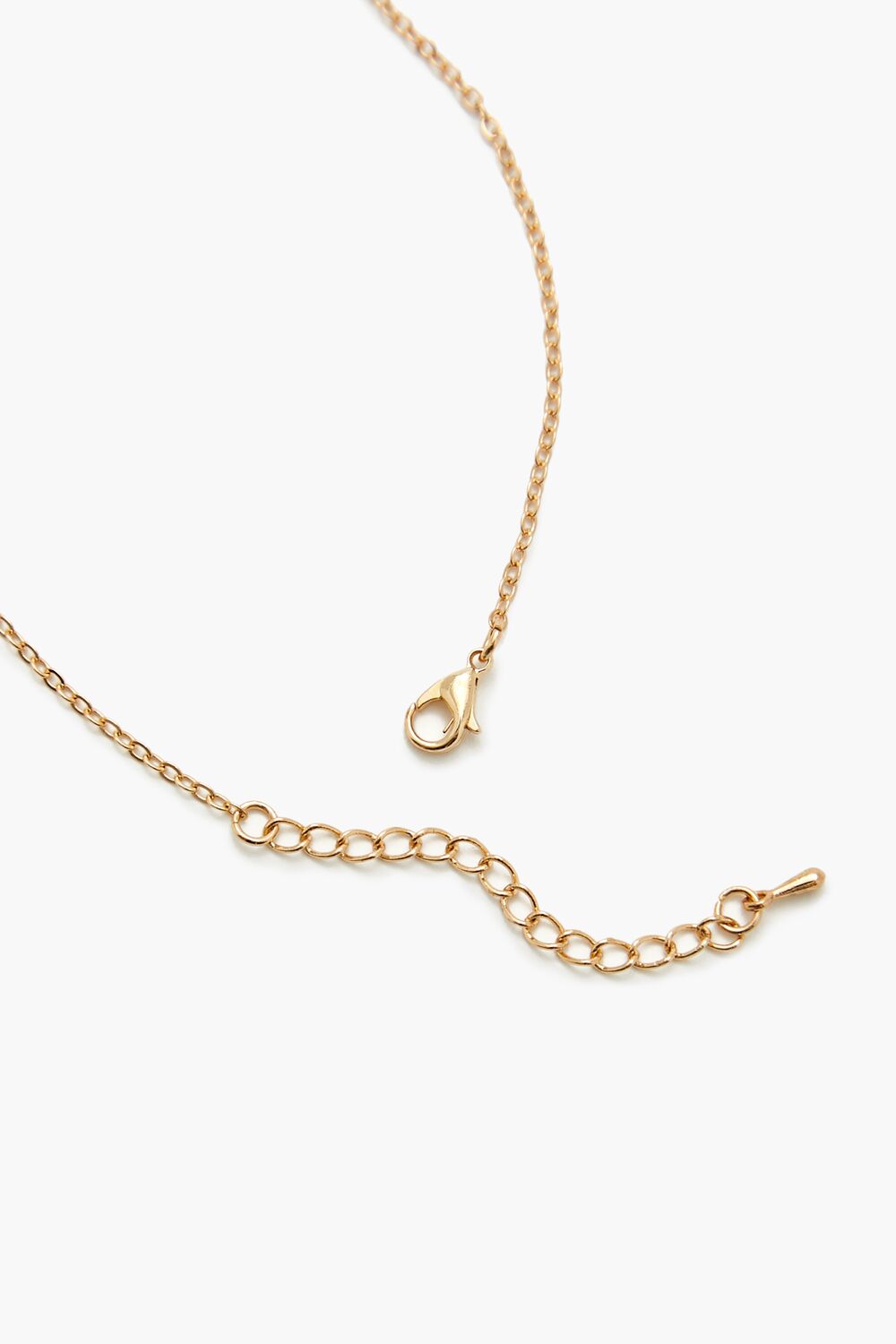 Faux Gem Cross Pendant Necklace