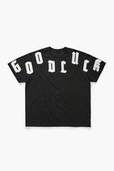 Good Luck Embroidered Applique Tee