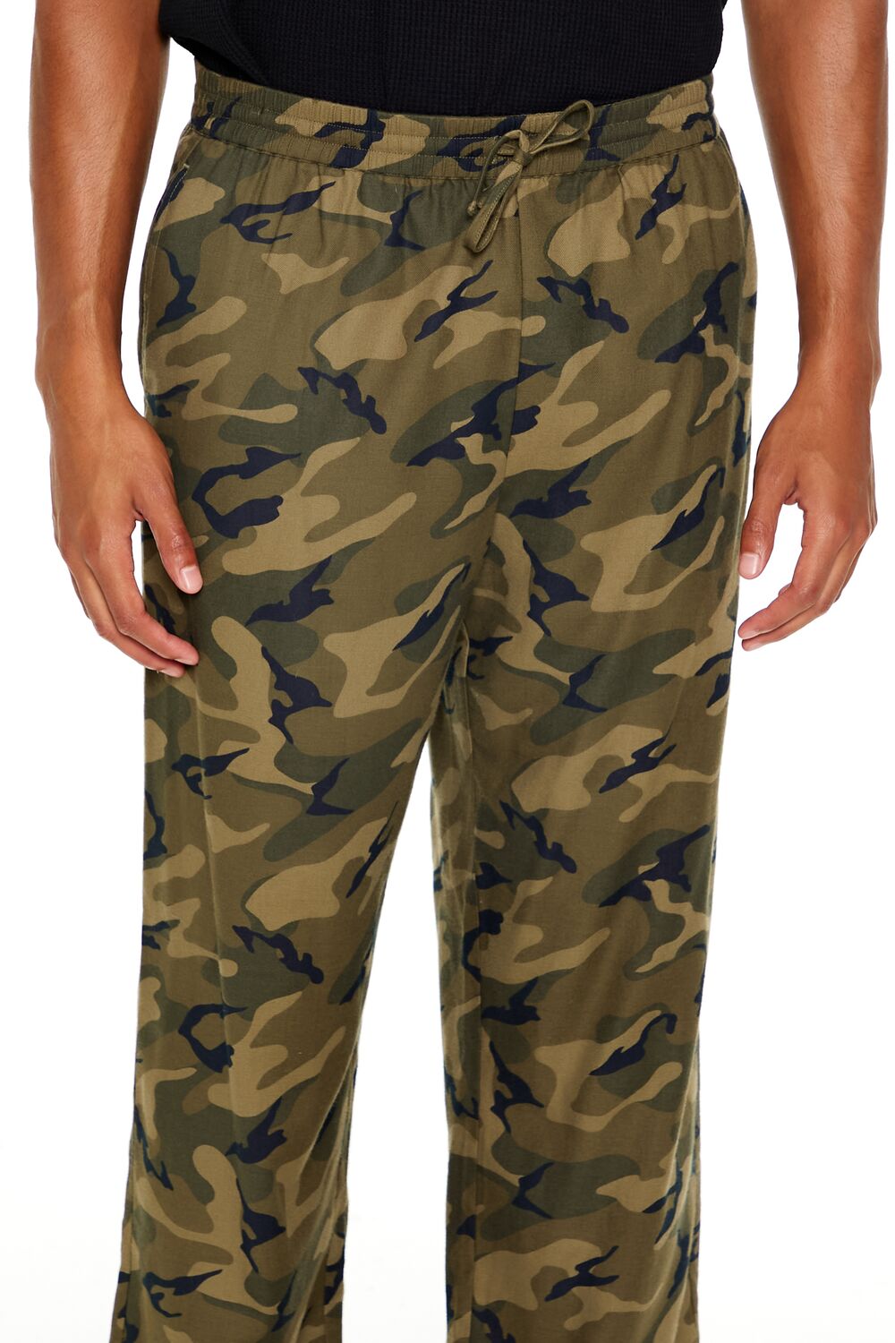 Camo Print Flannel Pajama Pants