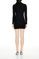 Cutout Mini Sweater Dress