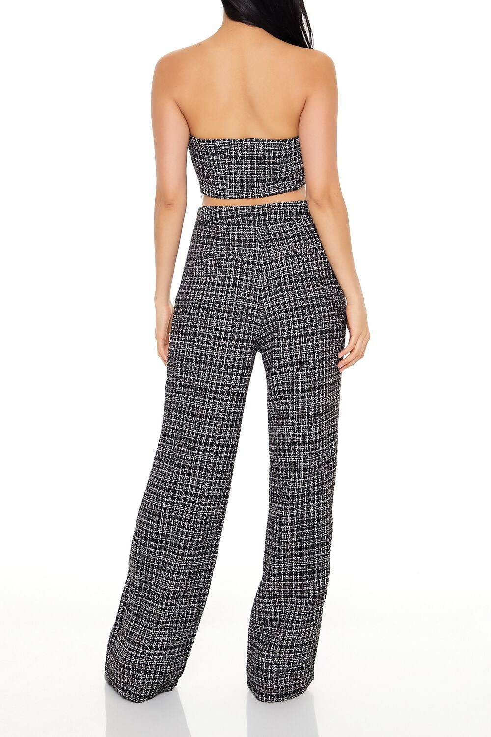 Tweed Tube Top & Pants Set