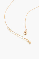 Rhinestone Hoop Charm Necklace