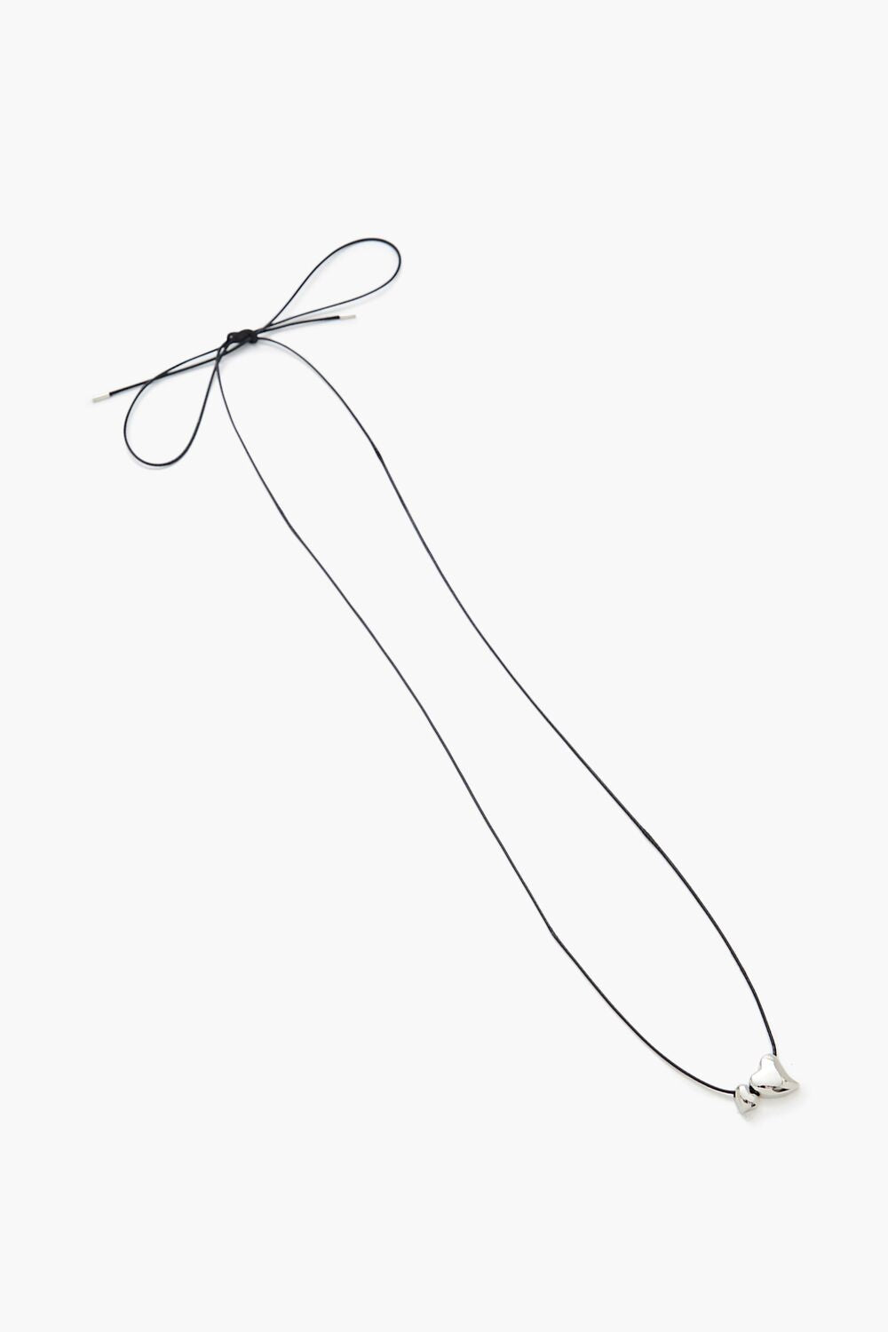 Cord Heart Charm Necklace