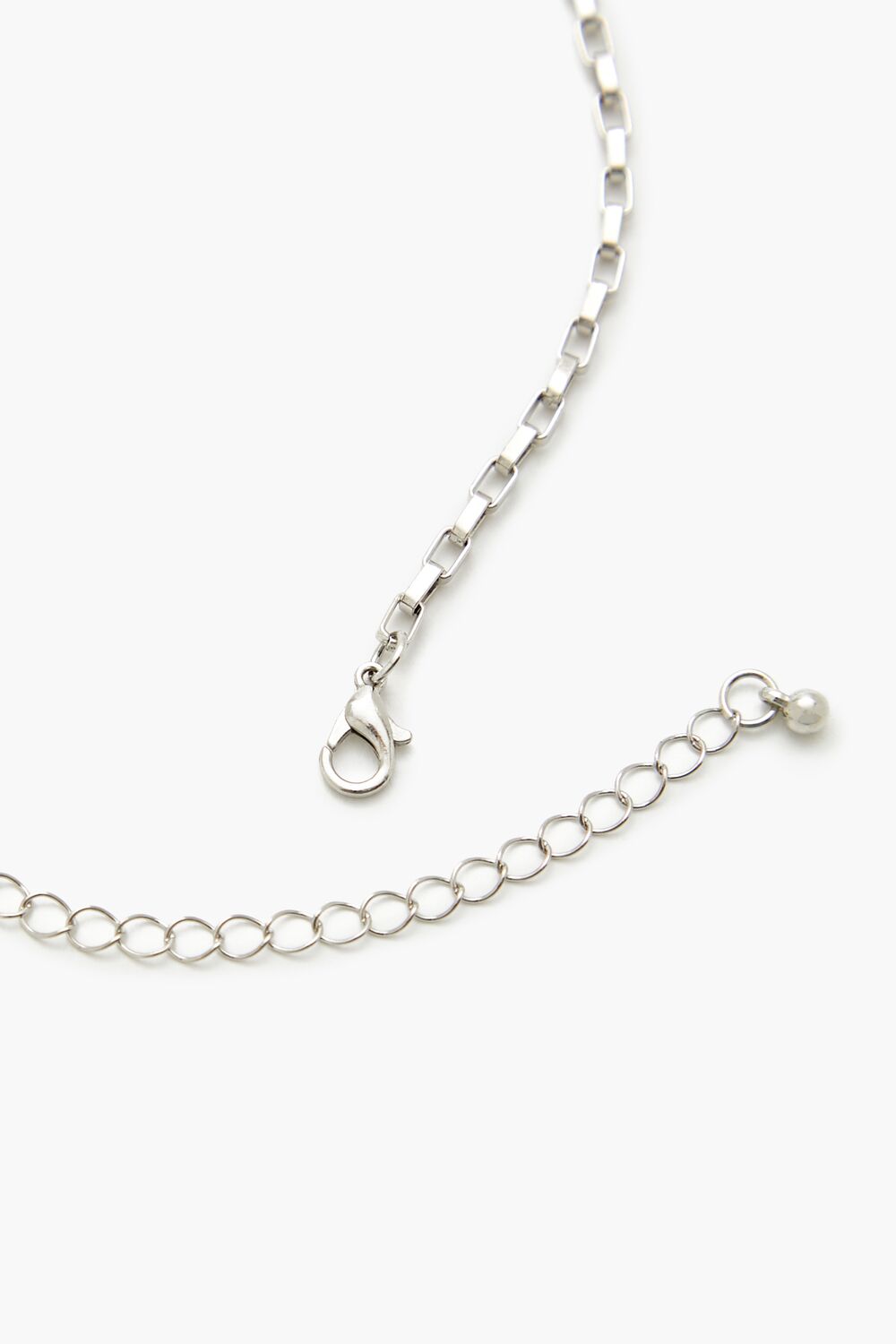 Etched Heart Charm Necklace