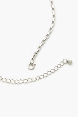 Etched Heart Charm Necklace