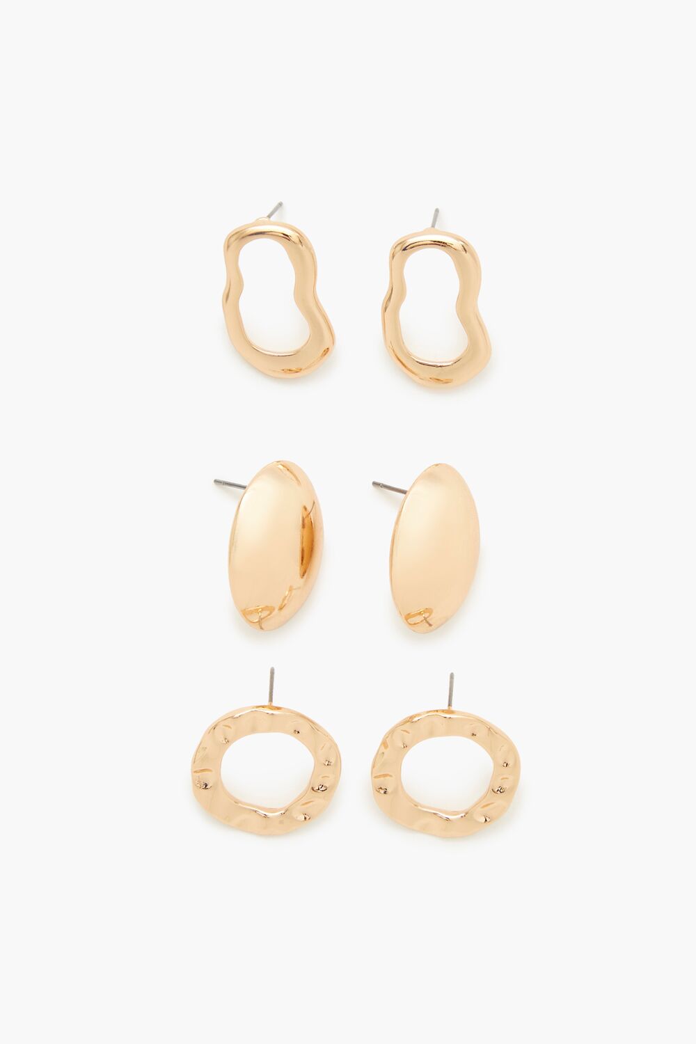 Hoop Drop Earring Set