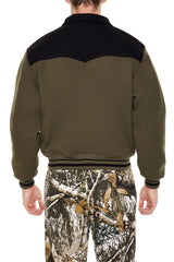 Colorblock Zip-Up Bomber Jacket