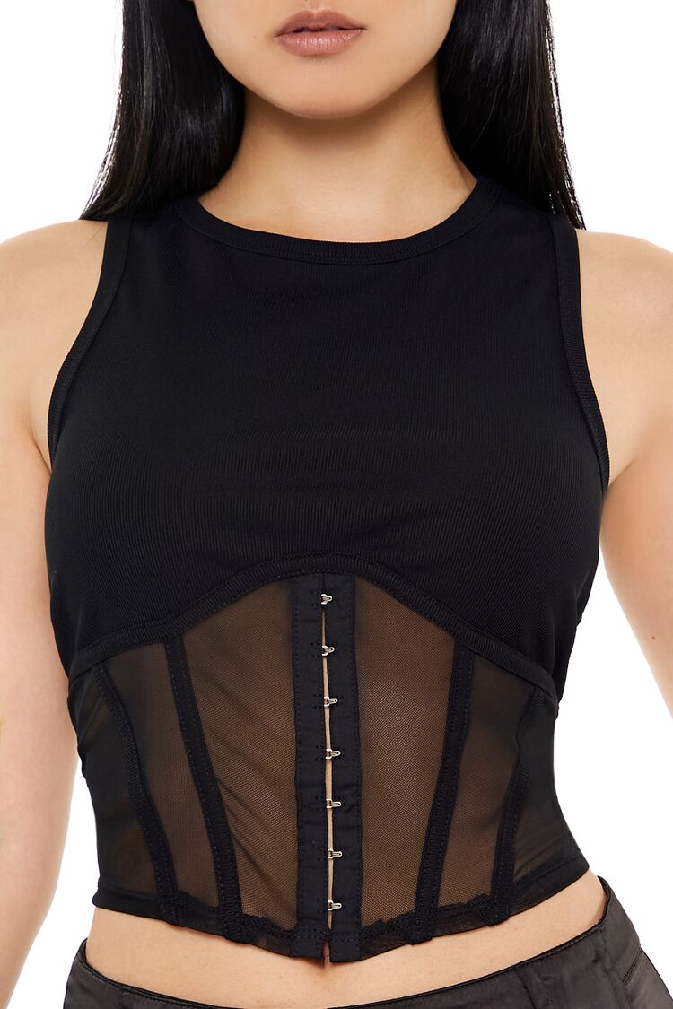 Corset Racerback Tank Top