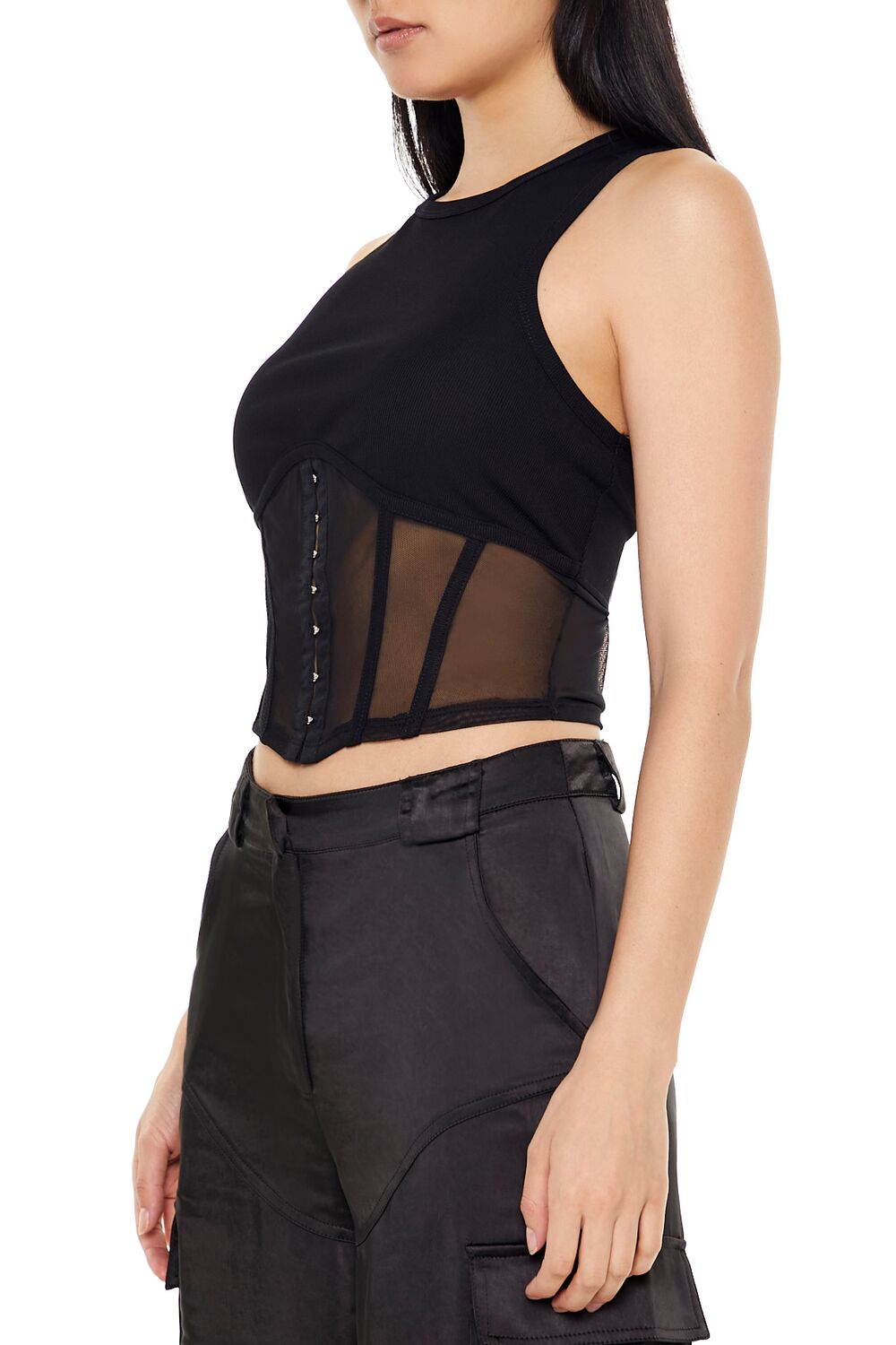 Corset Racerback Tank Top
