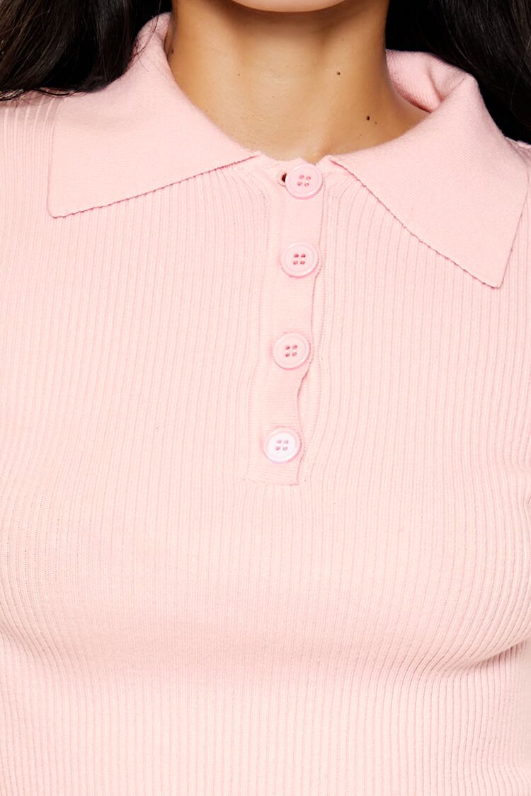 Ribbed Knit Cropped Sweater